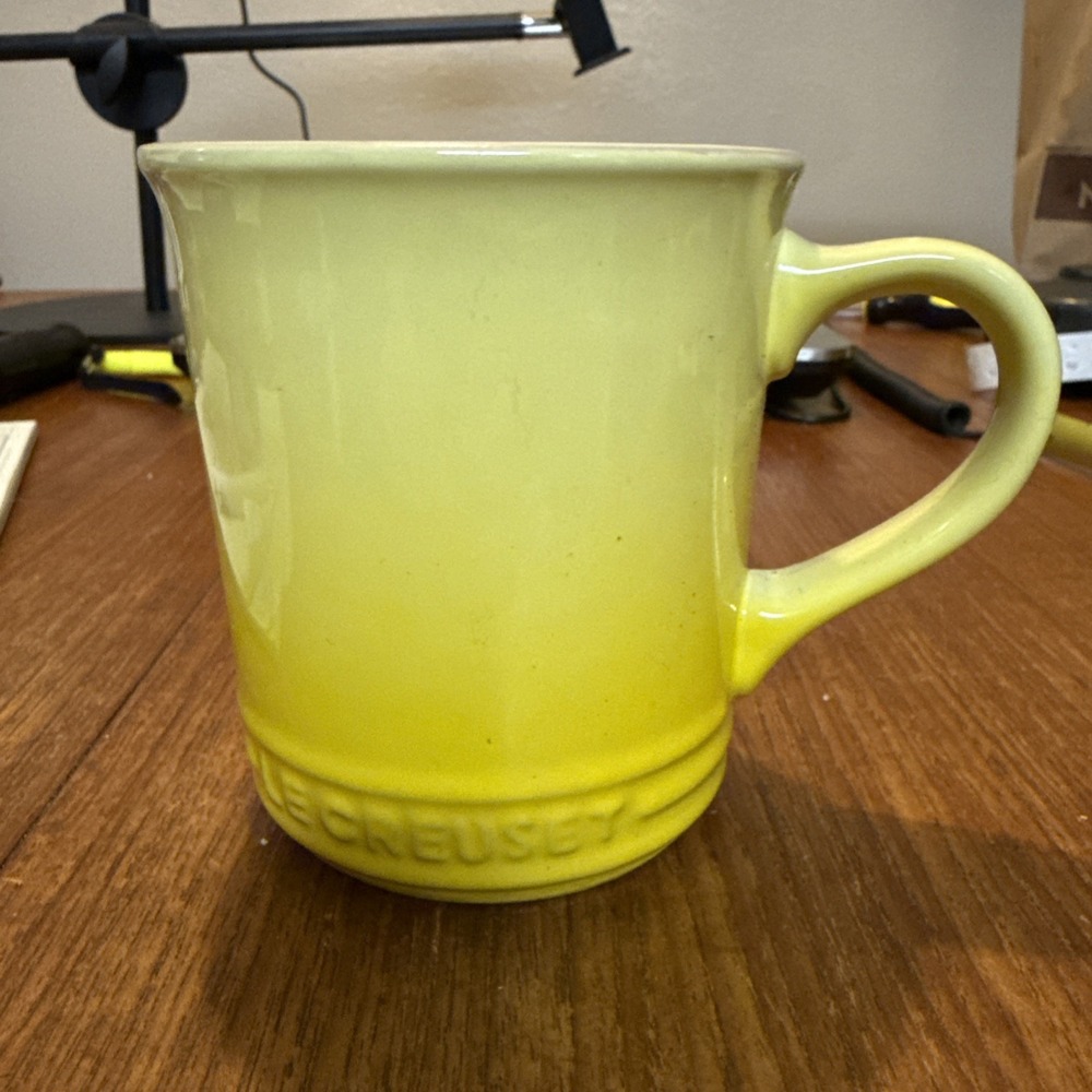 Le Creuset 400ml Soleil Yellow Stoneware Coffee Mug Gradient